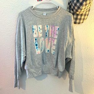 Cropped sweatshirt